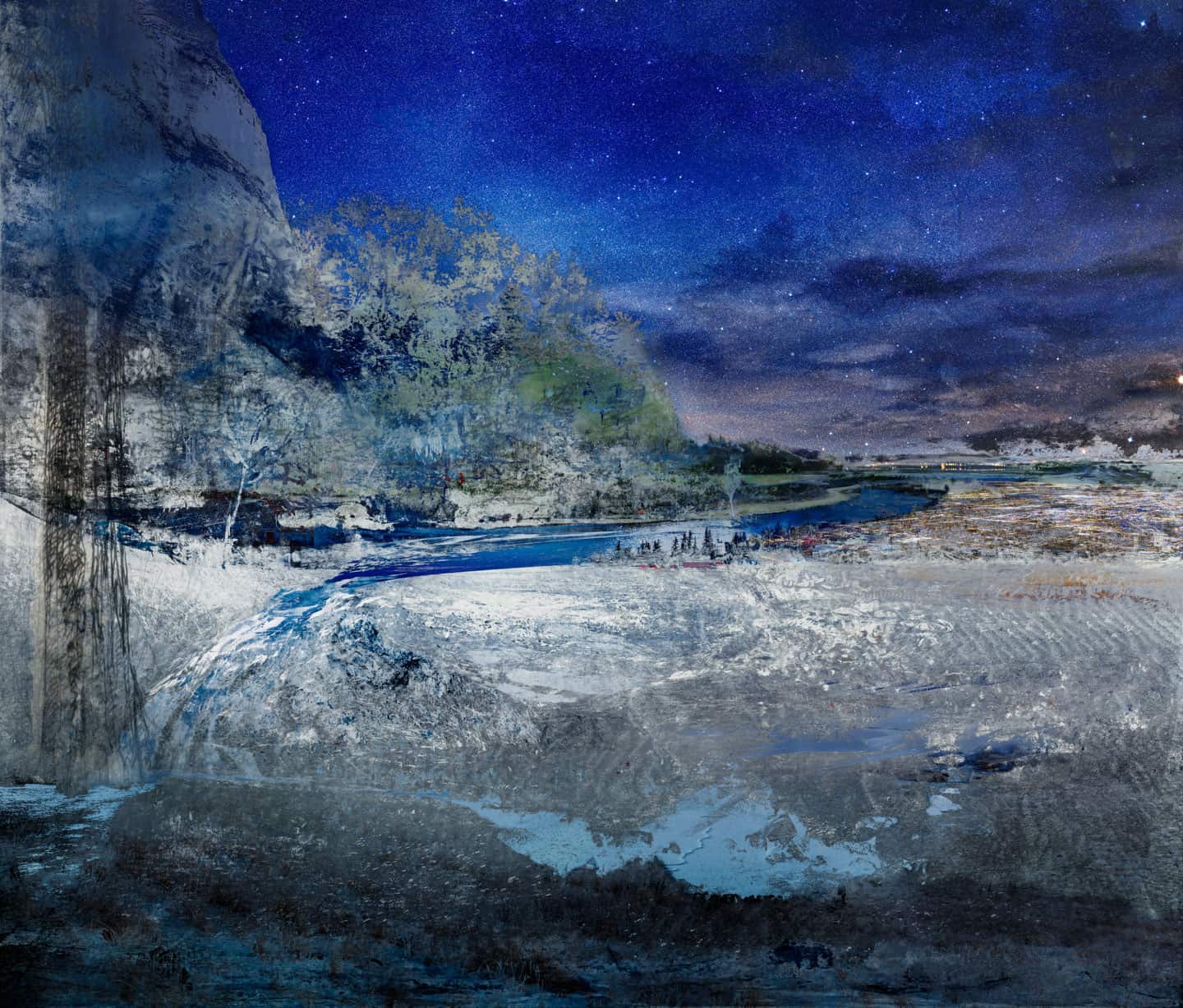  Alex Fischer, Tonight And Day (Winter), 2018 92&times108 in digital painting